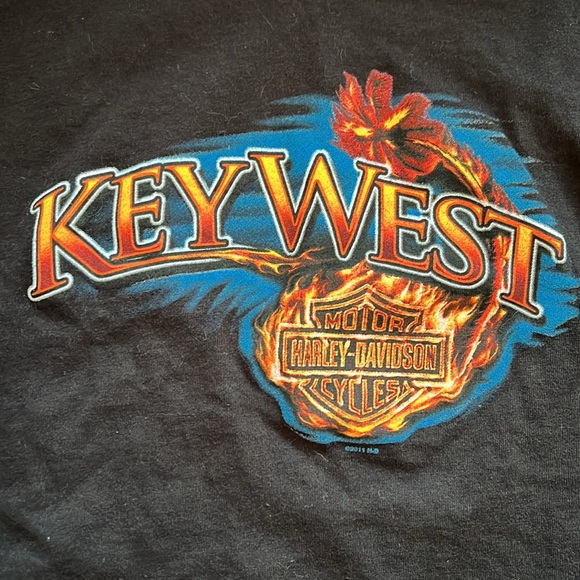 Harley Davidson Shirt / Medium / 2011 / Key West - Picture 2 of 6